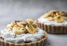 Peanut Butter-Banana Slab Pie