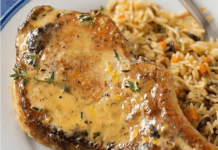These Pork Chops With Apricot-Dijon Sauce Are Just Unbelievable