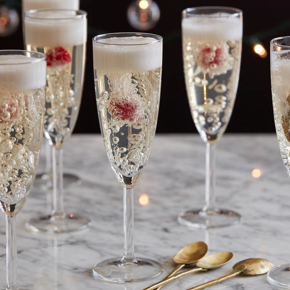 Fun Champagne Fruit Jellies for New Year's Eve