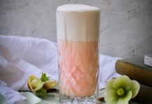 Classic New Orleans Ramos Gin Fizz Cocktail