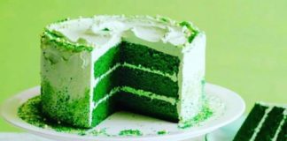 Prepare This Green Velvet Cake Just In Time For St. Patrick's Day