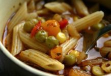 Try The Healthy Vegetable Pasta Soup Recipe
