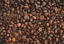 Arabica coffee beans.