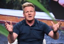 Gordon Ramsay at the 'Gordon Ramsey: Uncharted' TV Show panel in Los Angeles, USA in 2019.