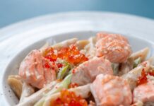 Creamy Baked Salmon Pasta Salmon pasta