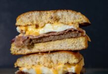 Meal-Prepped Breakfast Sandwiches Breakfast sandwich