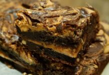 Super Indulgent Peanut Butter Brownies Brownies