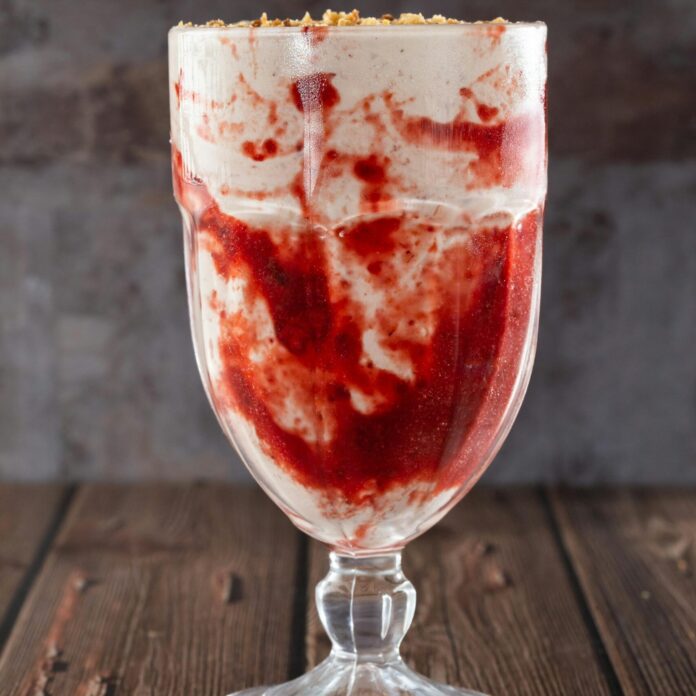 Strawberry Dessert in a Glass